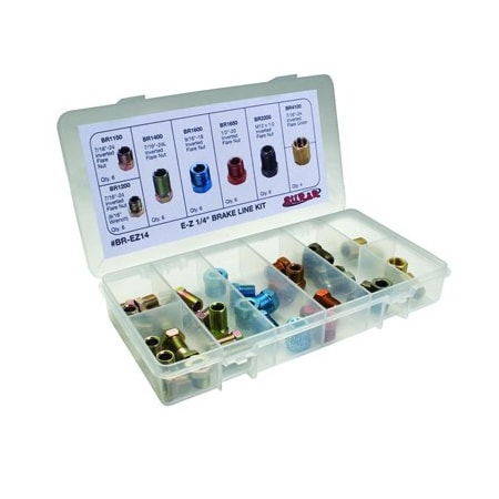 S.U.R. & R. Auto Parts 1/4" Brake Line Fitting Asst (1) SRRBR14